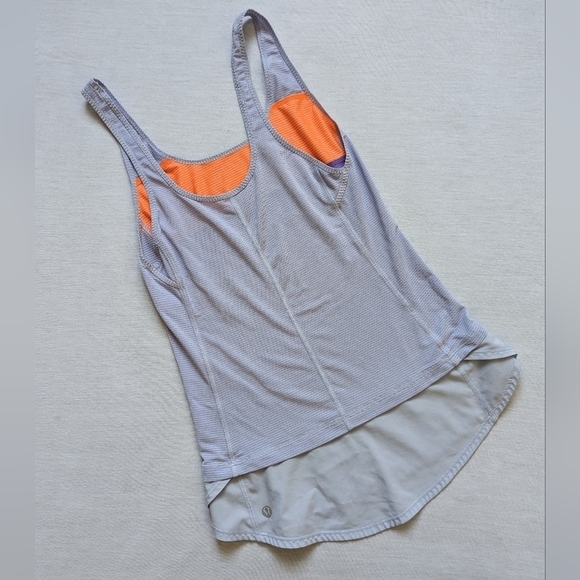 LULULEMON Women's Athletic Tank Top Size XS Purple Activewear - Picture 2 of 7
